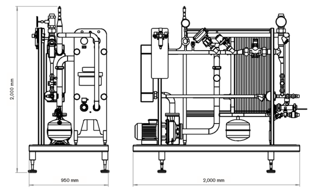 GD Continuous Remelt Unit — plano técnico